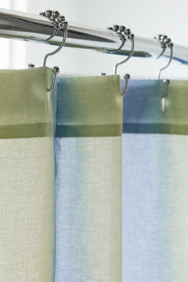 Cabana Dye Striped Patterned Shower Curtain #2