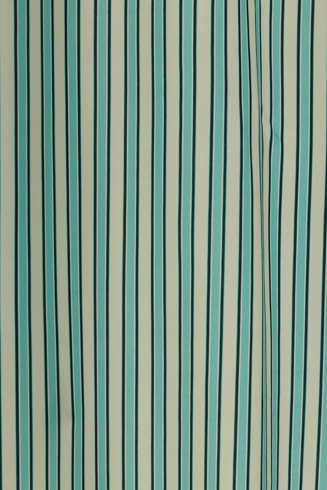Rideau de douche Rowen à motif rayé style chemise #1