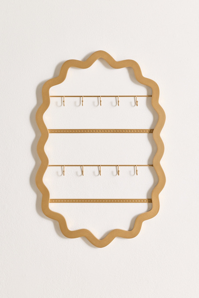 Scalloped  Jewelry Storage Wall Frame