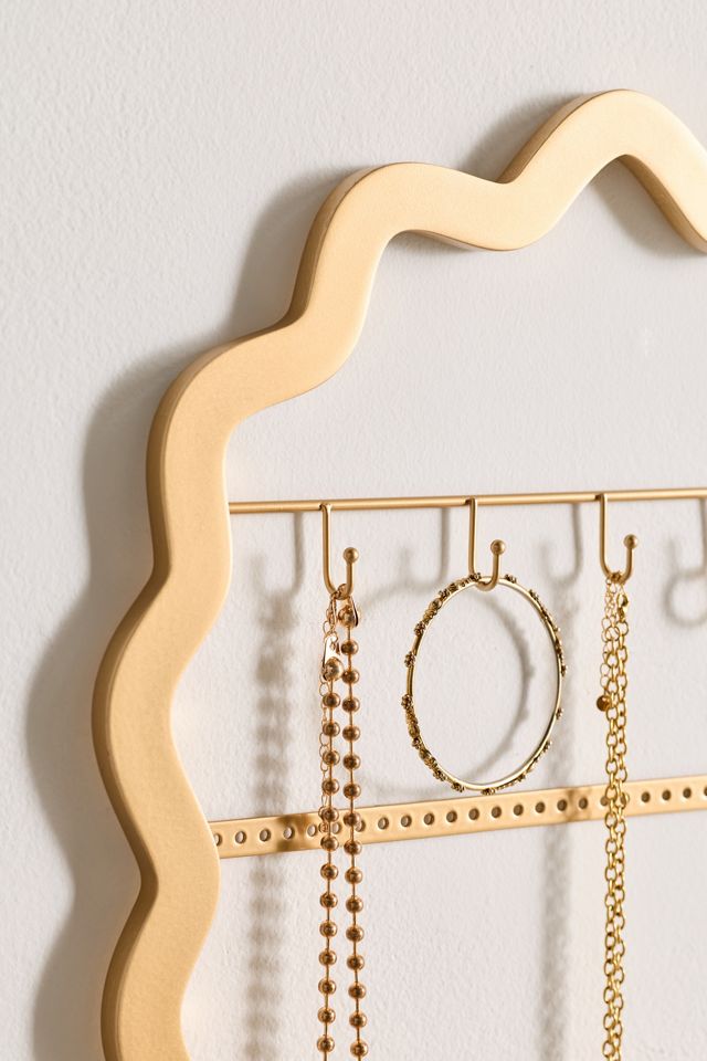 Scalloped  Jewelry Storage Wall Frame #2