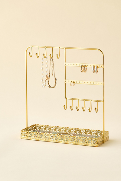 Floral Metal Jewelry Organizer | Urban Outfitters