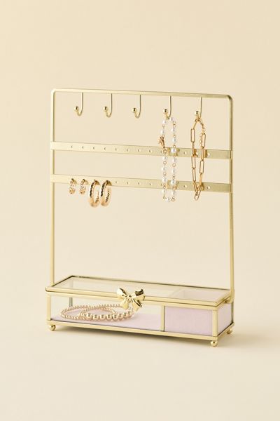 Bow Trim Jewelry Storage Stand