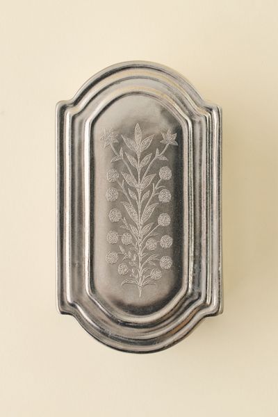 Desert Rose Etched Ceramic Stash Box