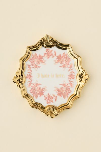 Cosette Ornate Ceramic Catch-All Dish