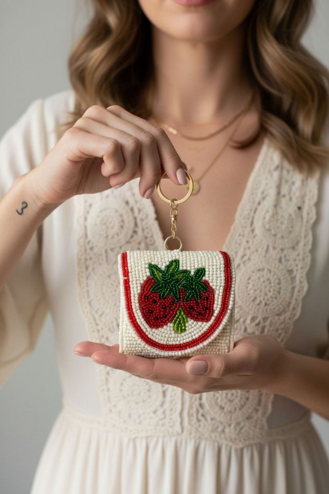 Beaded Airpod Case Holder #1