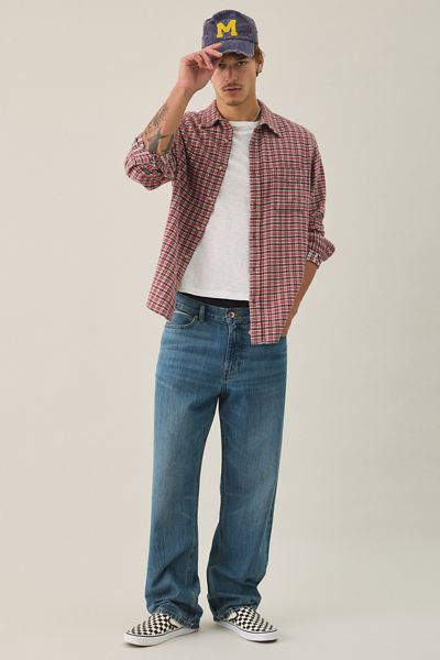 Jeans à lisière premium coupe droite décontractée BDG