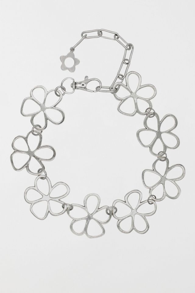 Velvet Luna Daisy Flower Choker #1