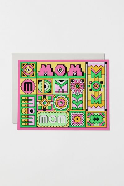 Red Cap Deco Mom Mother's Day Greeting Card
