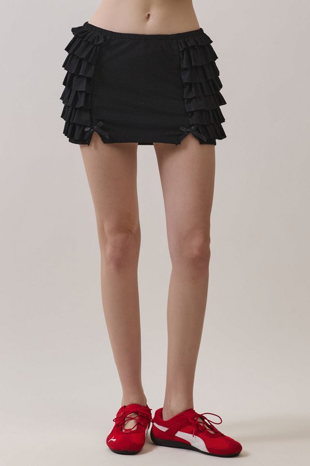 Personal Code Tyra Jersey Ruffle Mini Skort #1