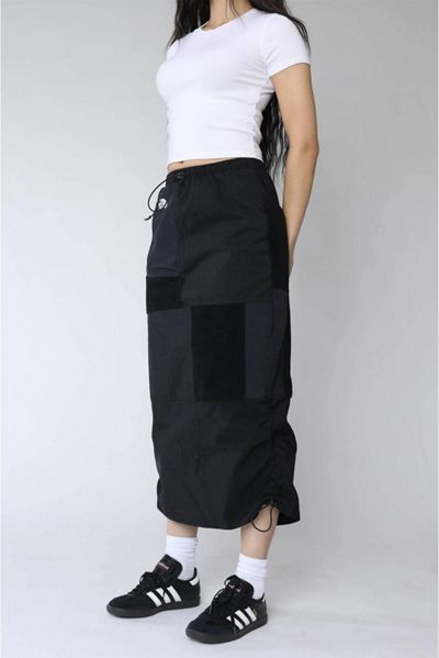 Frankie Collective Rework North Face Fleece Midi Skirt