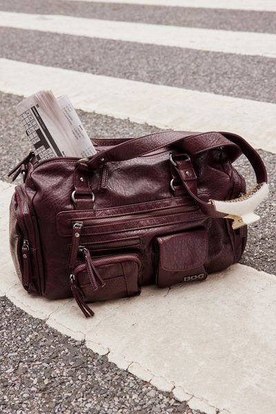 BDG Lulu Pocket Faux Leather Shoulder Bag