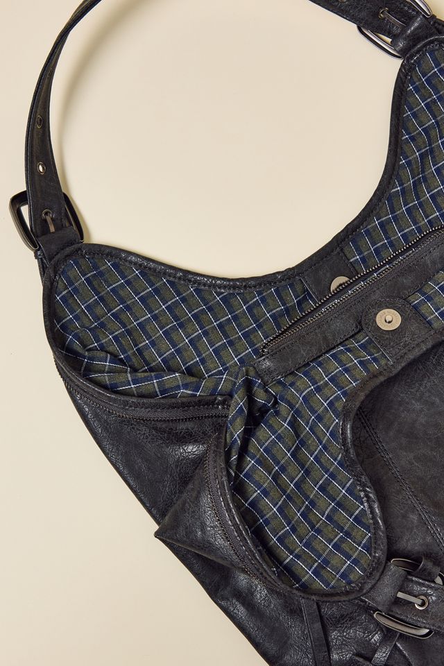 BDG Cici Faux Leather Slouchy Tote Bag #3