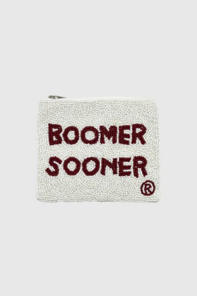 Collegiate Beaded Coin Pouch