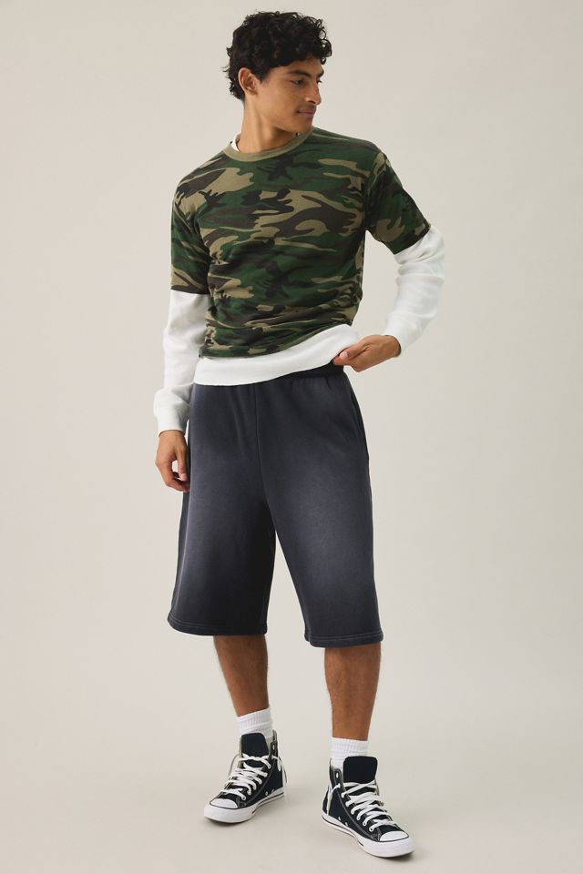 Standard Cloth Burnout Long Shorts #1