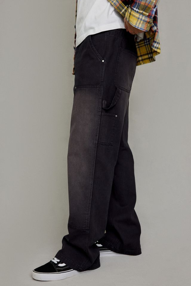 Pantalon de travail en canevas BDG à double genou délavé style vintage #2