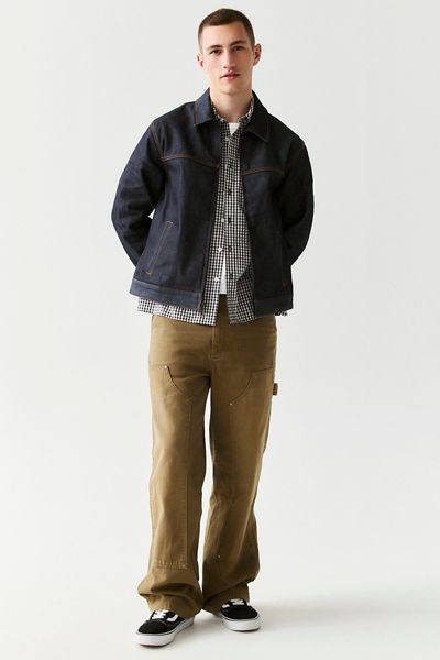 Pantalon de travail en canevas BDG à double genou délavé style vintage