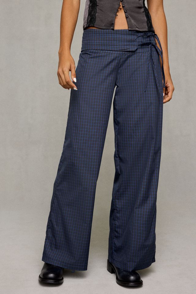 Daisy Street Torrone Belt Detail Cotton Wide Leg Pants #1