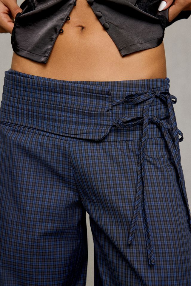 Daisy Street Torrone Belt Detail Cotton Wide Leg Pants #2