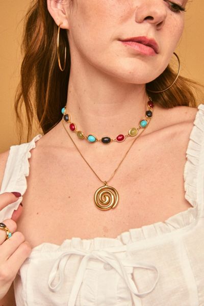 Petit Moments Swirl Chain Necklace