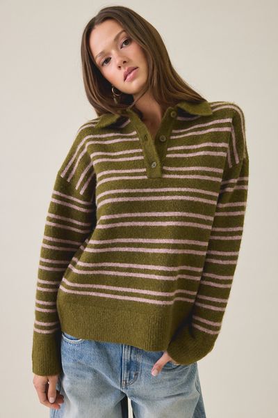 Muse Assembly Sydney Striped Rugby Sweater