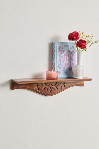Gracie Reversible Ledge Wood Wall Shelf