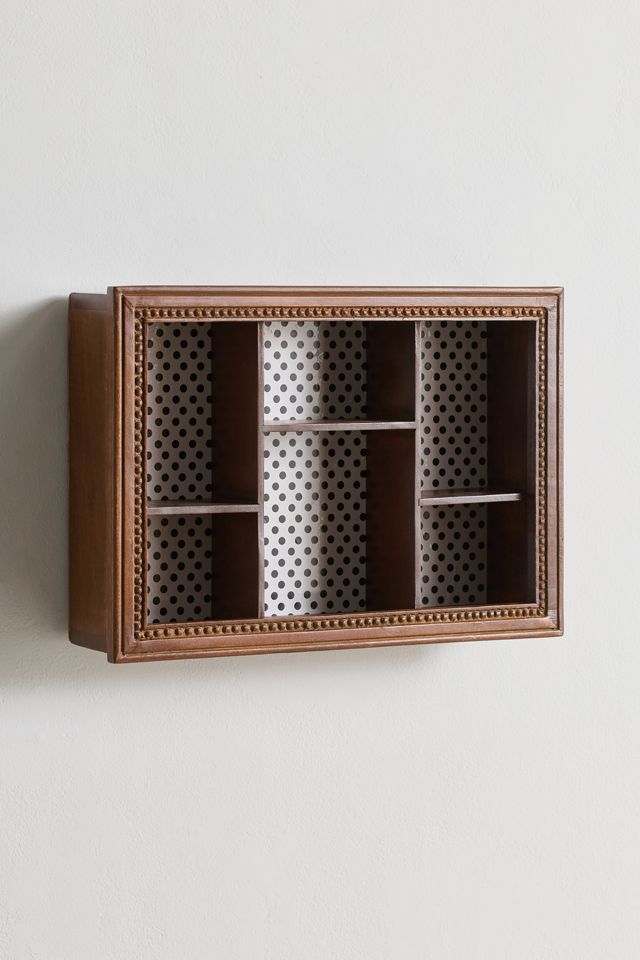 Poppy Polka Dot Figurine Wall Shelf #2