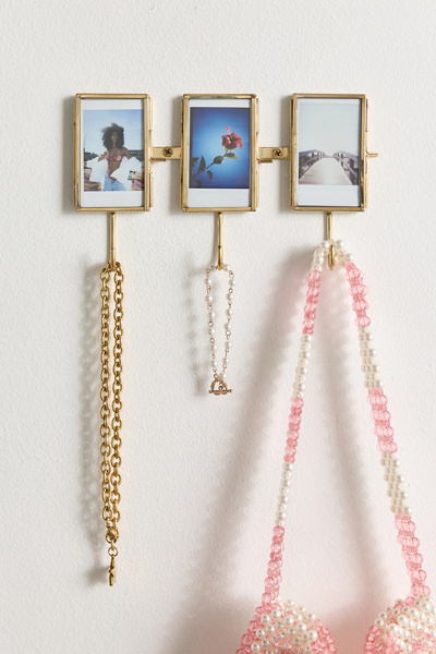 Urban Outfitters Instax Mini Frame Wall Multi-hook In Gold At