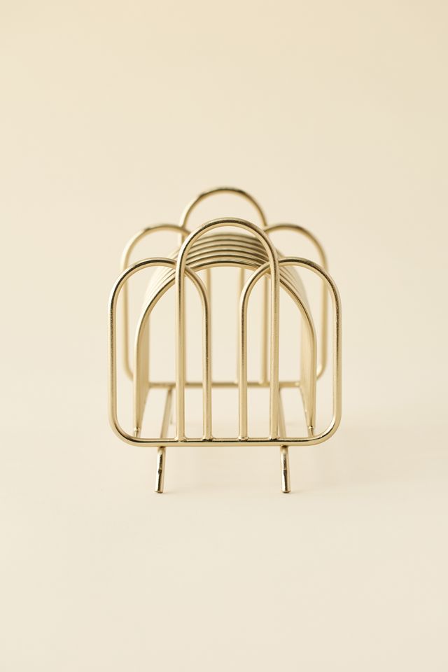 Vera Arch Iron Vinyl Record Storage Rack #2