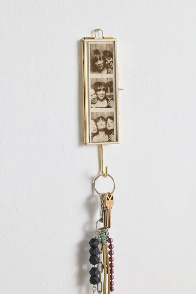 Photo Strip Brass Picture Frame Wall Hook