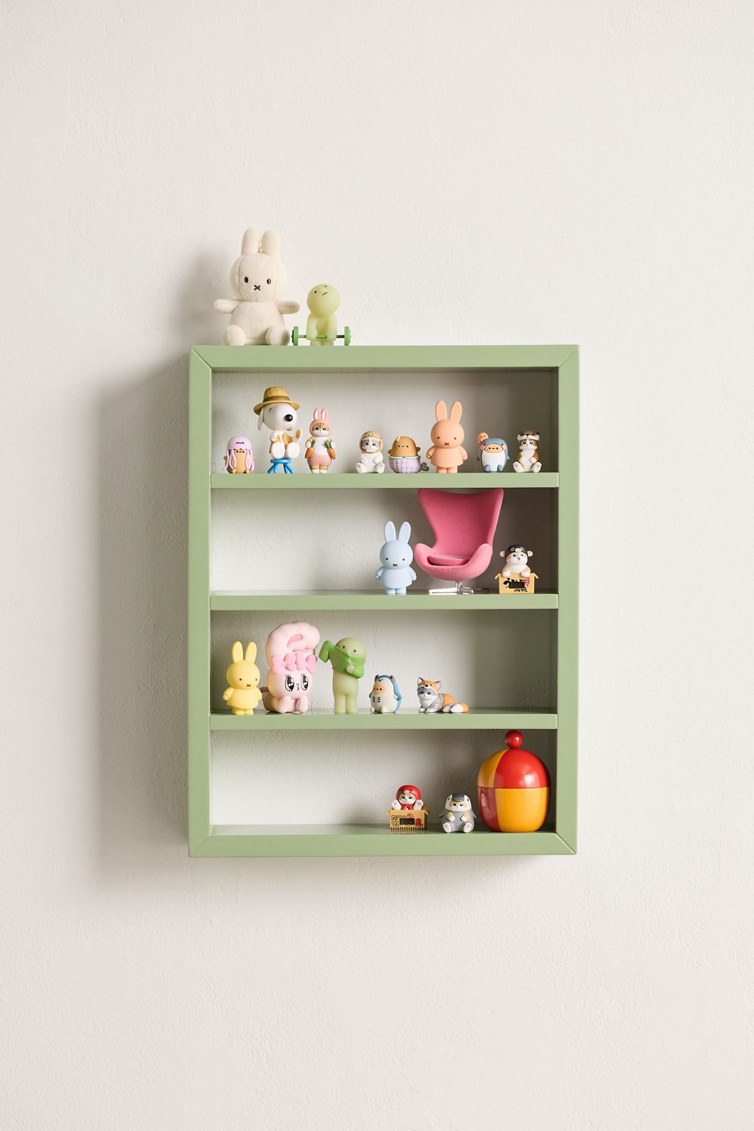 Ari Modern Figurine Wall Shelf - Sage, ONE SIZE