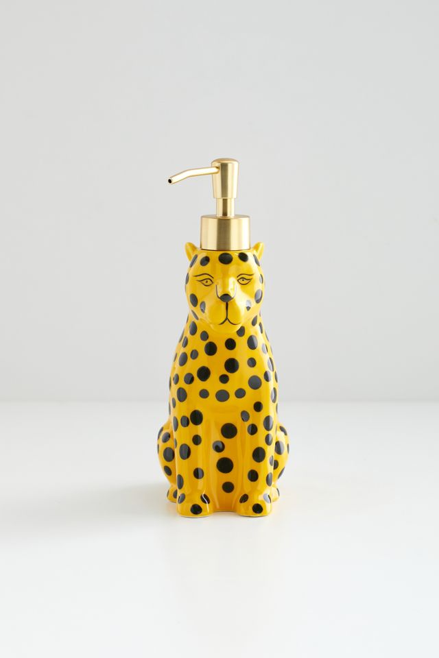 Distributeur de savon en céramique Cheetah #1