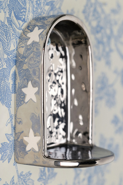 Starry Arched Ceramic Wall Shelf