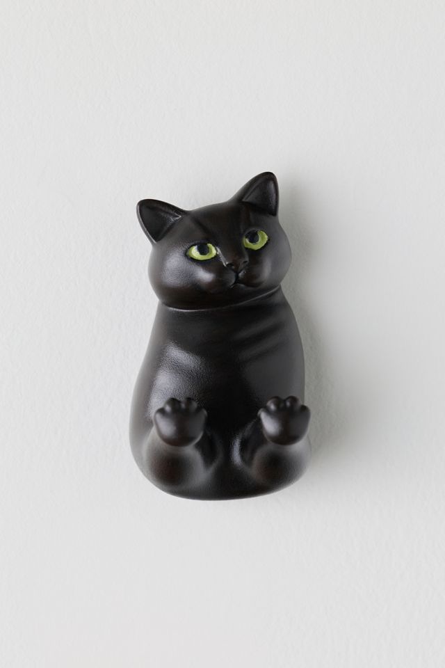 Cat Shaped Resin Wall Hook #1