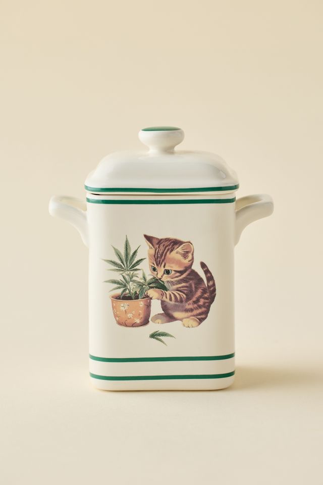 High Maintenance Kitty Ceramic Stash Box #1