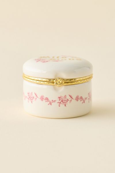 Bits & Bobs Ceramic Trinket Box