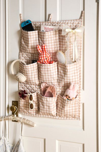 Sophie 9-Pocket Patterned Hanging Storage Caddy