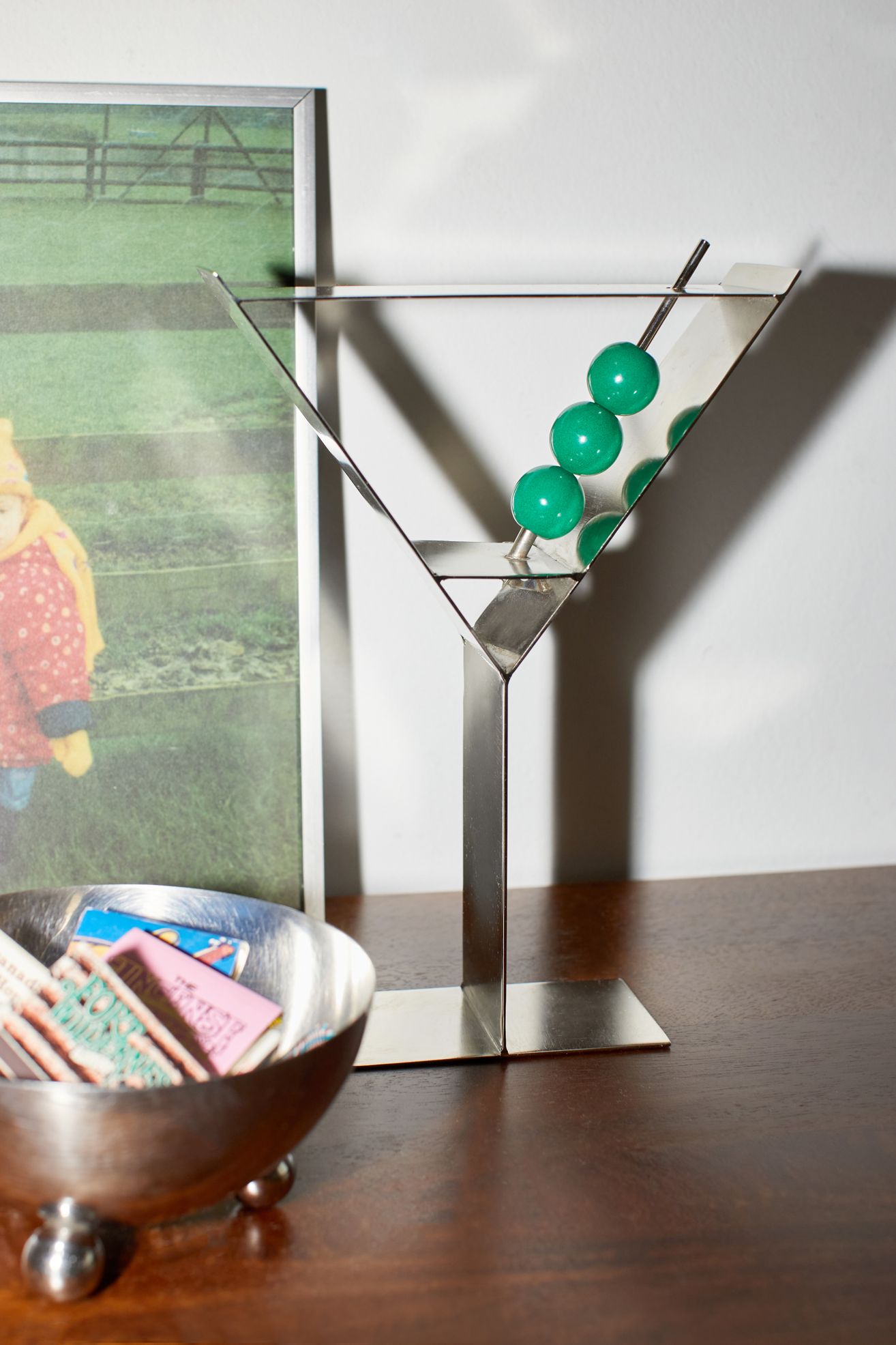 Martini Wall Shelf - Silver, ONE SIZE