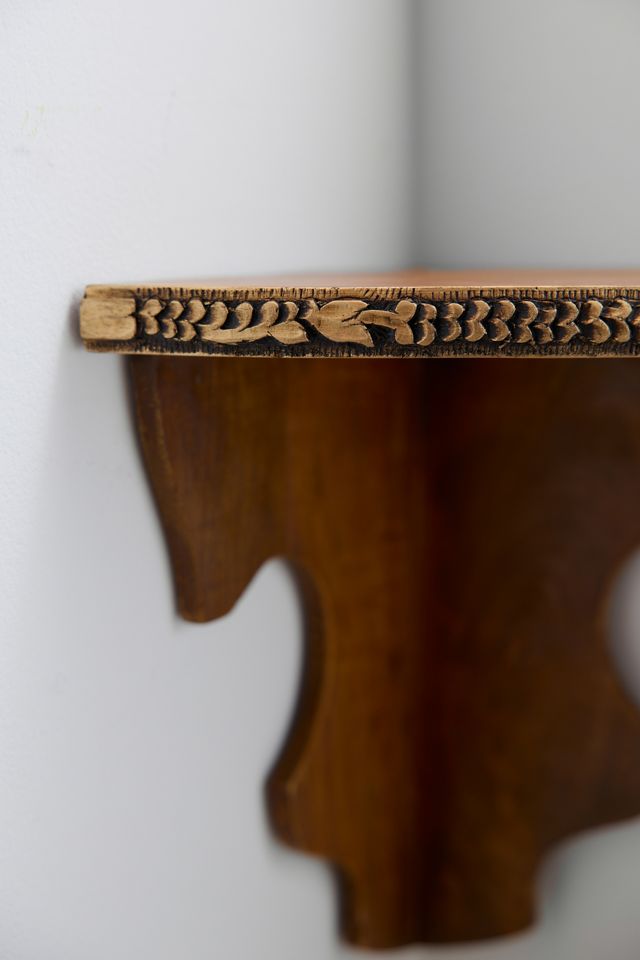 Florence Floating Corner Wall Shelf #2