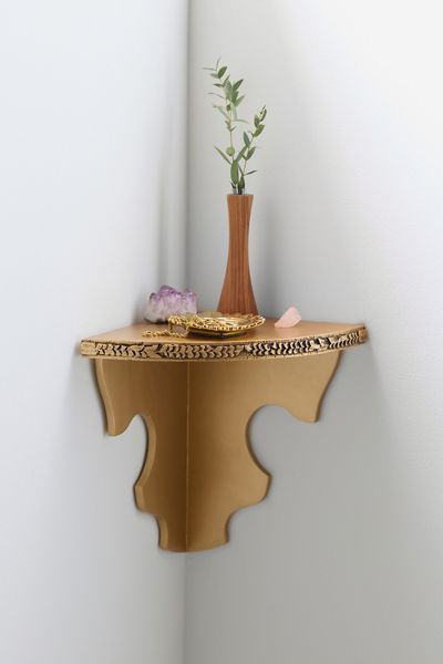 Florence Floating Corner Wall Shelf