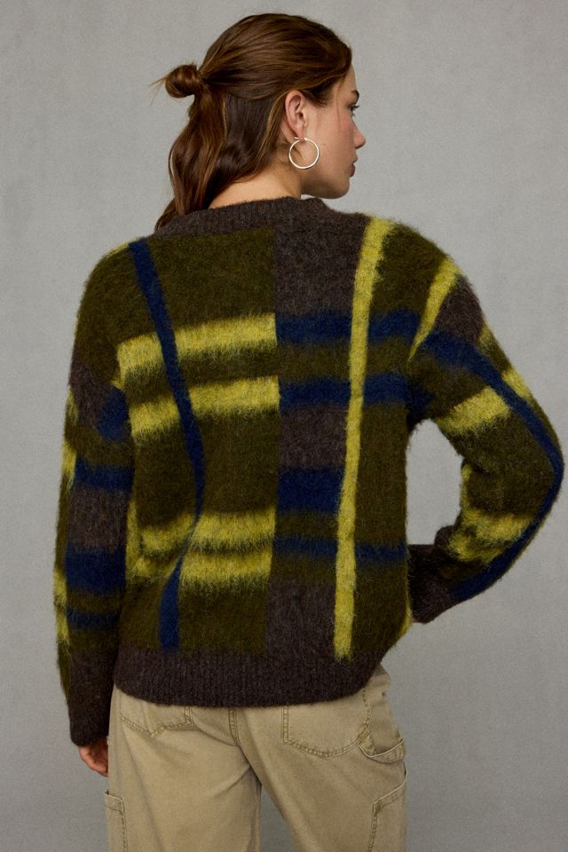 Glamorous Intarsia Colorblock Brushed Knit Sweater #3