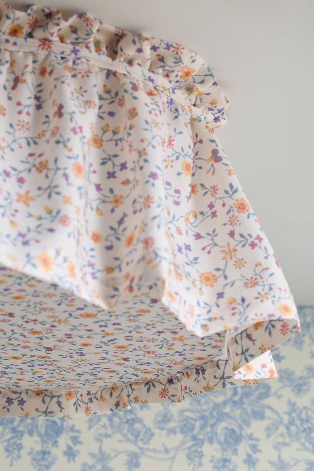 Dakota Gathered Fabric Flush Mount Conversion Kit #2