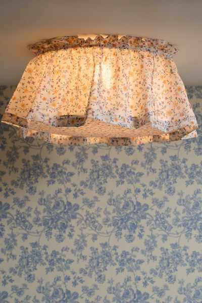 Dakota Gathered Fabric Flush Mount Conversion Kit