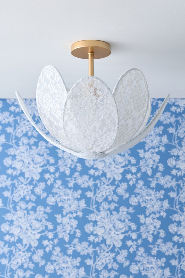 Elodie Lace Flush Mount Light #1