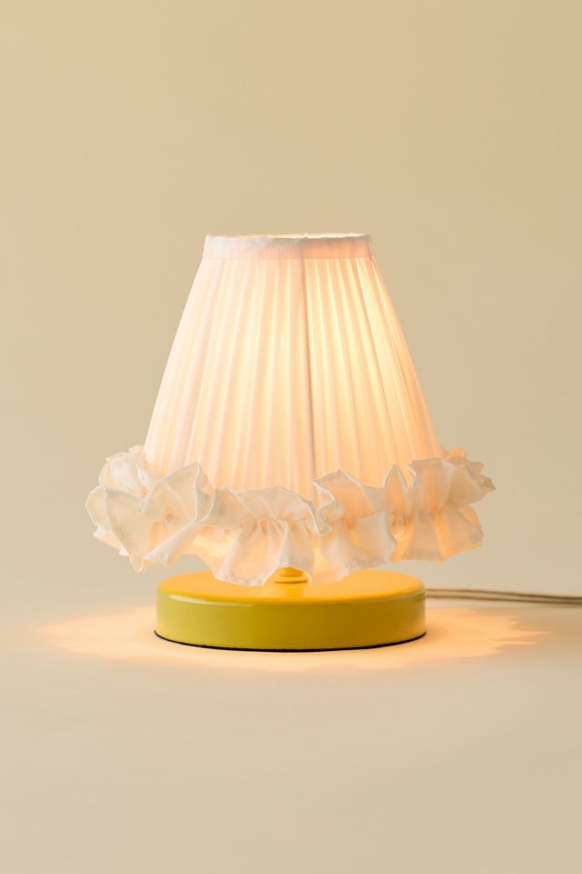 Mini Ruffled Table Lamp | Urban Outfitters