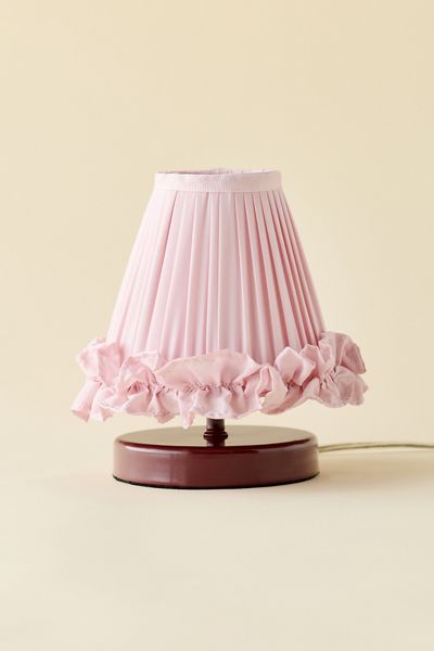 Mini lampe de table à volants