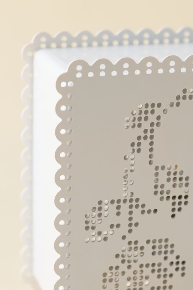 Cutout Lace Block Table Lamp #2
