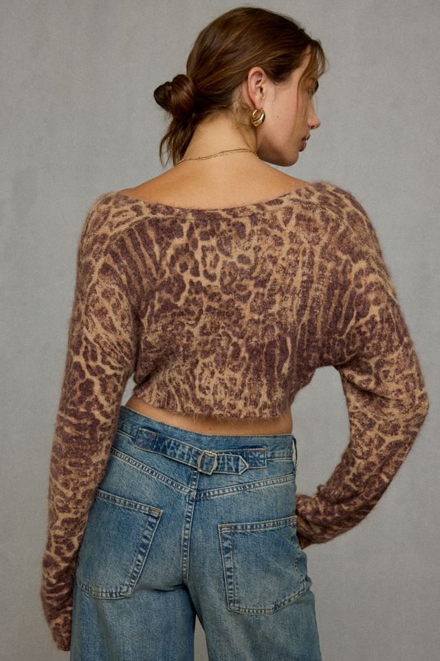 Out From Under Annie Twist-Front Cropped Sweater #3