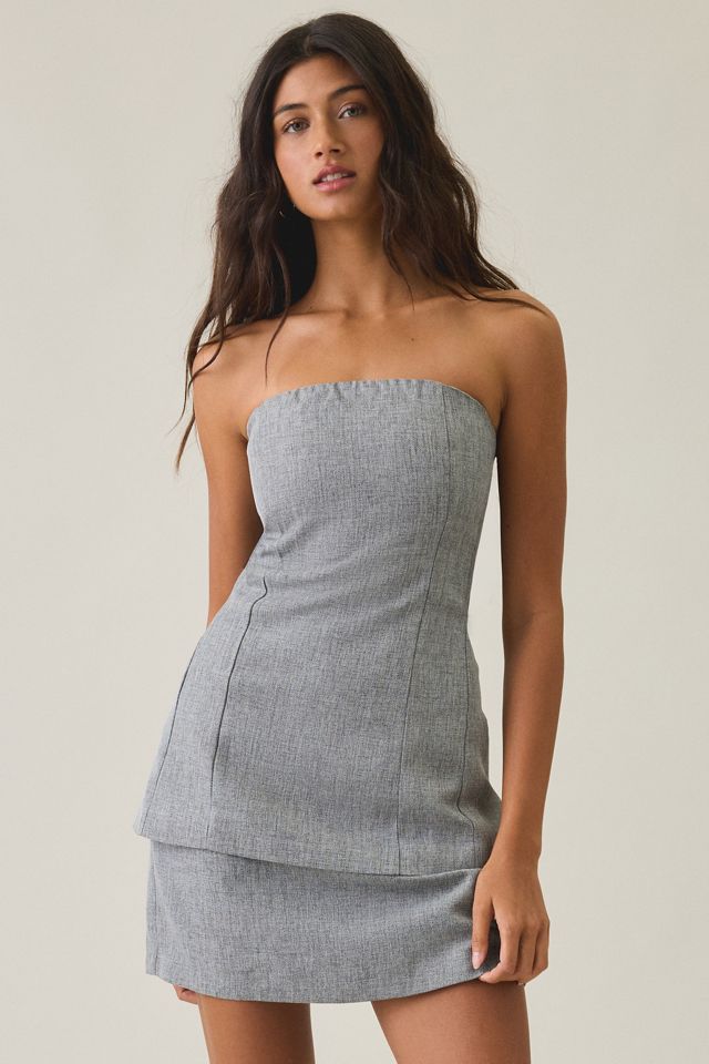 Glamorous Totally Tailored Strapless Tunic Top #1