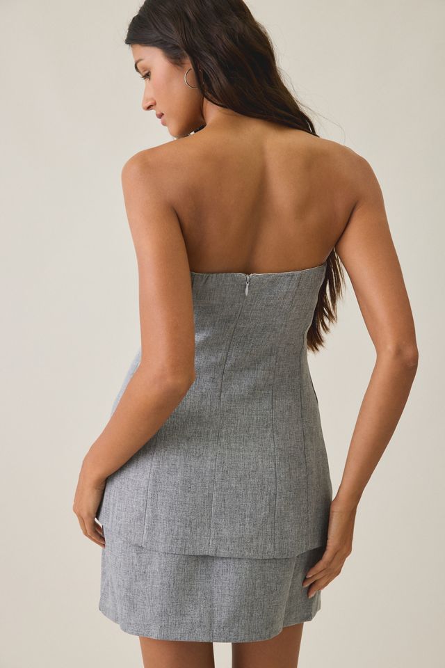 Glamorous Totally Tailored Strapless Tunic Top #2