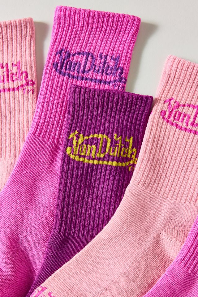 Von Dutch Logo Crew Socks 3-Pack #1
